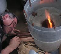 06 STOws Cooker Lighting the Fire